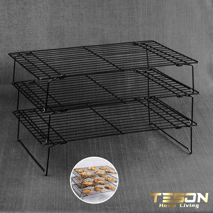 Promo Rak Pendingin Kue 3 Susun Tatakan Roti Baking Cake Cooling Rack ...