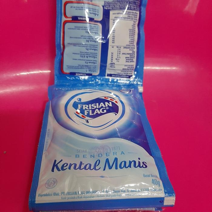 Gambar Susu Kental Manis Sachet 40gr / Susu Bendera Frisian Flag Saset - Putih dari Nay Waserba undefined Tokopedia