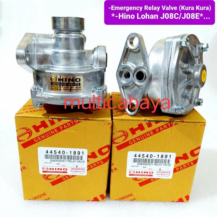 Jual emergency relay valve kura kura Hino lohan JO8C 445401891/AL352