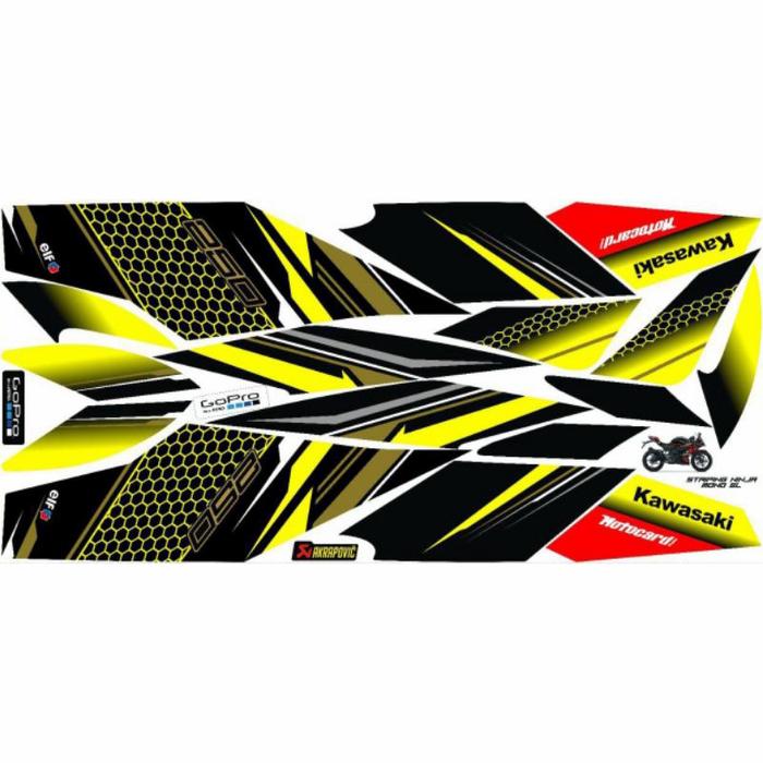 Gambar Striping Kawasaki Ninja 250 SL Mono / Sticker Variasi motor ninja Mono - 02 dari MubaroqSTRIPING undefined 5 Tokopedia