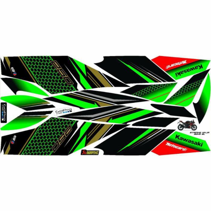Gambar Striping Kawasaki Ninja 250 SL Mono / Sticker Variasi motor ninja Mono - 02 dari MubaroqSTRIPING undefined 2 Tokopedia