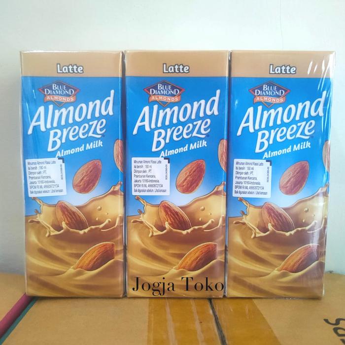 Gambar Susu Almond Breeze Latte 180 ml x 3 pcs dari Jogja Toko undefined Tokopedia