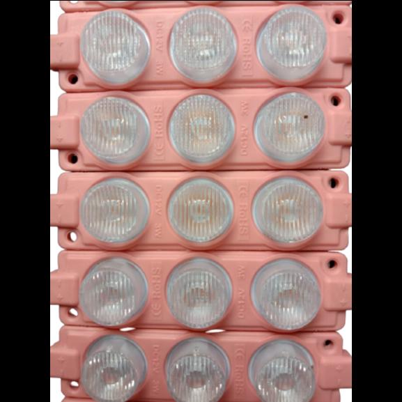 Gambar Lampu LED 3 Mata 12 Volt DC 3 Watt Strip Besar LED Module 12V Warna - Merah Muda dari Maxv Indonesia Official undefined Tokopedia