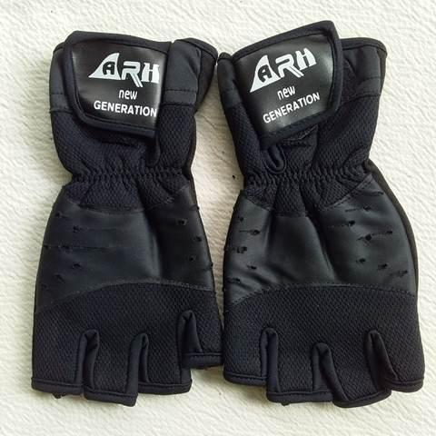 Gambar OBRAL Sarung Tangan Motor ARH Pendek - Hitam dari TriMedia Shop undefined Tokopedia