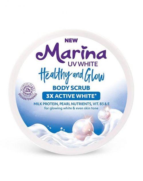 Gambar MARINA UV WHITE BODY SCRUB 200ML - TERLARIS - HEALTHY GLOW dari Alesha Shop 2205 undefined Tokopedia