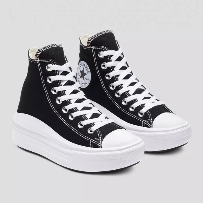 converse hi top platform black