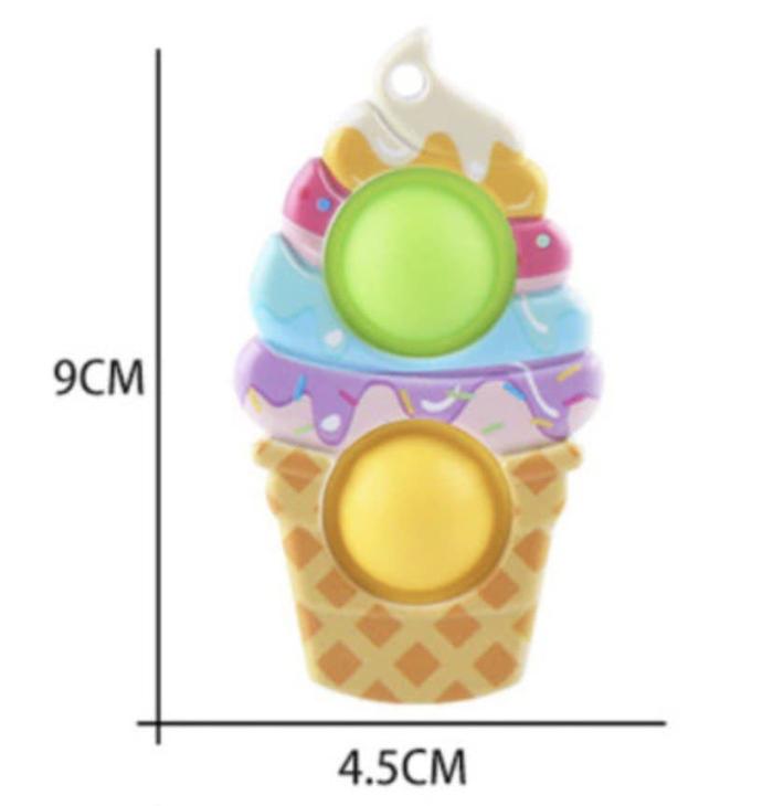 Gambar Simple Dimple Dimpel Karakter Mainan Anak Fidget Toys Pop It Tiktok - Ice Cone dari Rockbros Jakarta & Bekasi undefined Tokopedia