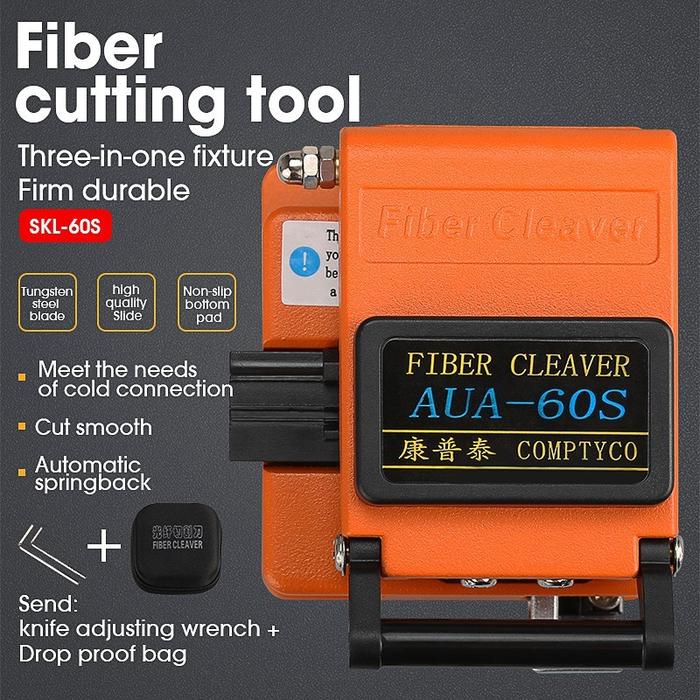 Gambar (READY) AUA-60S Cleaver Optical Fiber Cutter 250-900um 12 Positions - Orange dari Comptyco Official Store undefined Tokopedia