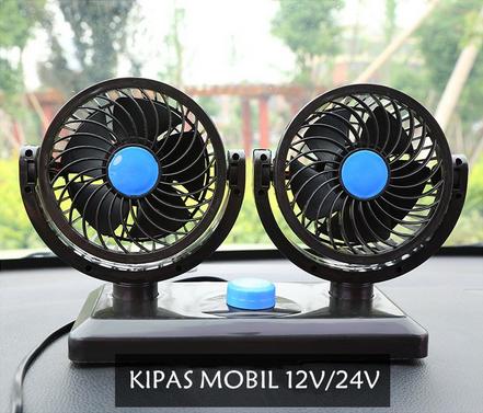 Jual Kipas Angin Ganda Portable Pendingin Penyejuk Ruangan Mobil
