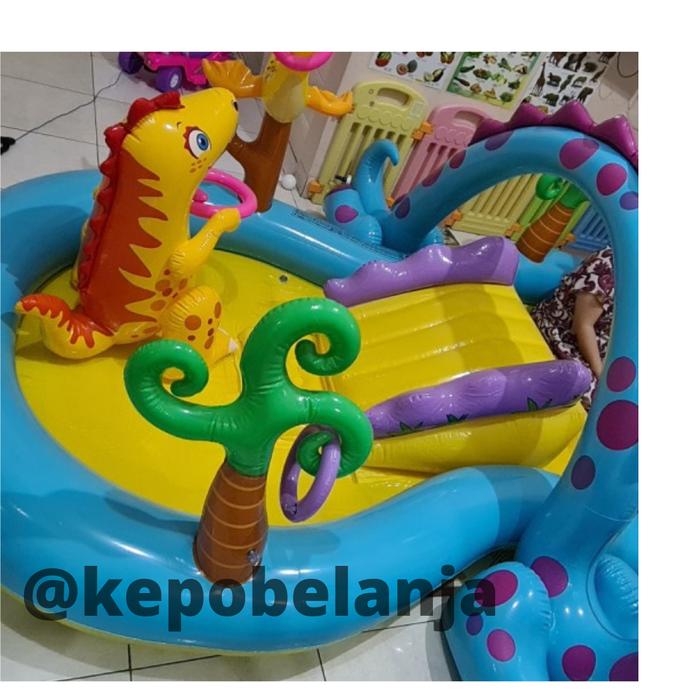 Jual kolam Intex dino land play center dinoland 57135 anak-anak