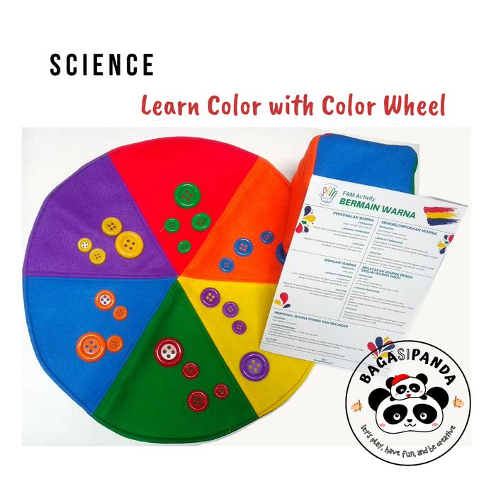 Gambar Color Wheel untuk Mengelompokkan Warna/ Sorting Colors - FULL Package dari Bagasi Panda undefined Tokopedia