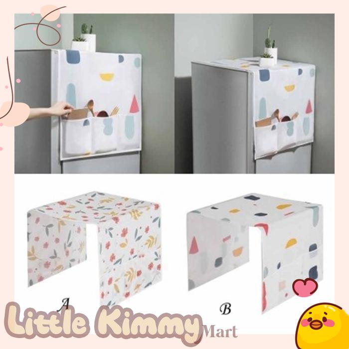 Gambar Taplak Cover Kulkas Bahan PEVA TEBAL Waterproof Multifungsi Tahan Air - RANDOM dari LittleKimmyMart undefined Tokopedia