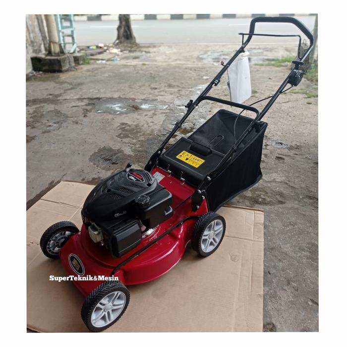 Gambar Lawn mower potong rumput dorong 18 inch dengan mesin loncin 139 cc dari SuperTeknik&Mesin undefined Tokopedia