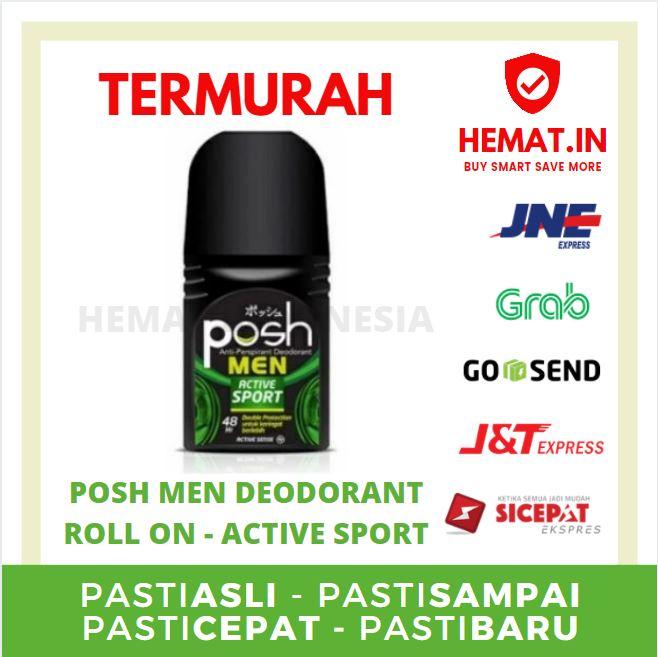 Gambar POSH MEN DEODORANT ROLL ON BOTTLE 50 ML DEODORANT ROLL ON PRIA - ACTIVE SPORT dari HEMAT INDONESIA OS undefined Tokopedia