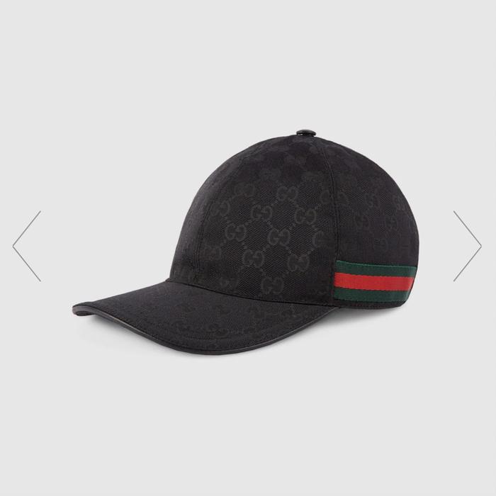 Topi Gucci Baseball Cap Hitam size L 