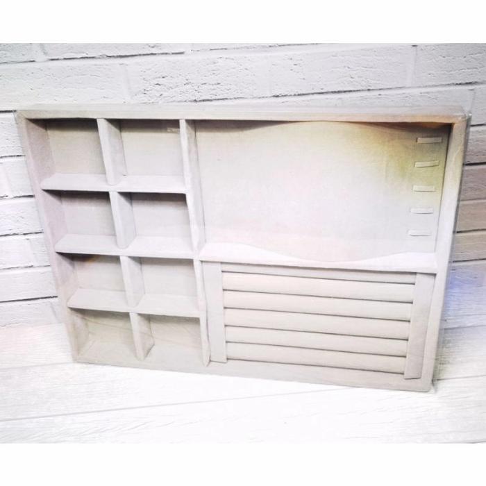 Gambar Baki Display Penyimpanan Perhiasan Anting Kalung Gelang Cinci - B3/3jenis dari GG Rb undefined Tokopedia