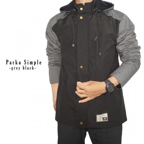 grey waterproof parka