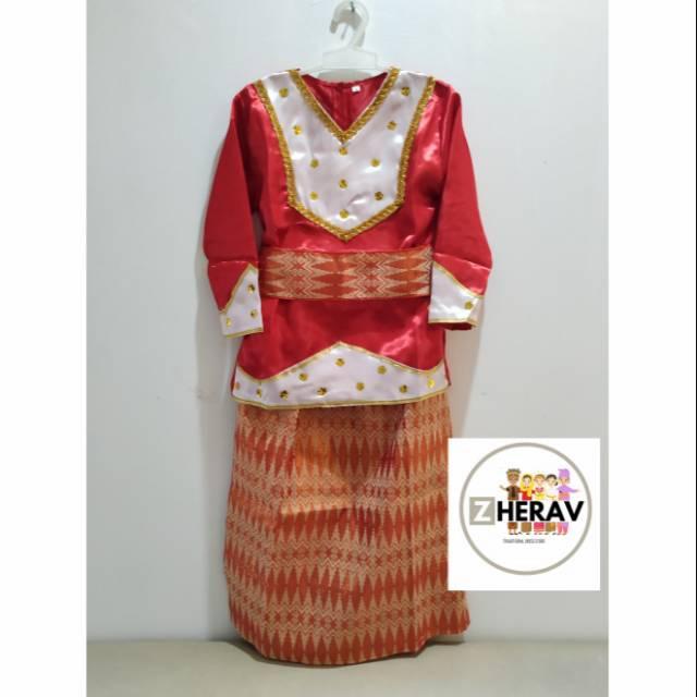 Gambar pakaian adat palembang anak TK - SD / baju pakaian adat palembang - Cowo, L dari Restu Ibu Baju Adat undefined 5 Tokopedia