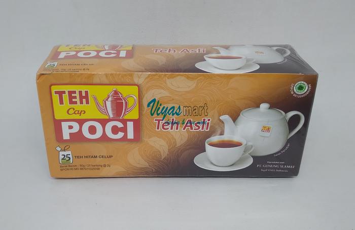 Gambar Poci teh celup box isi 25 bag - Teh Asli dari Viyas Mart undefined Tokopedia
