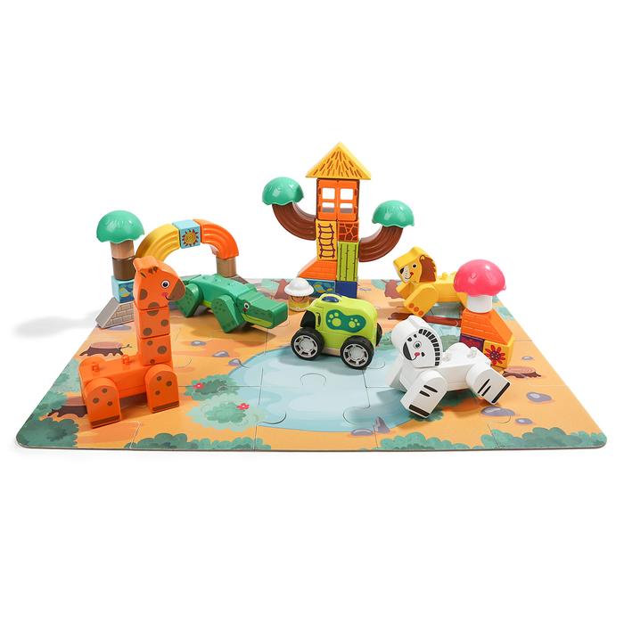 Gambar Topbright city zoo wooden toy mainan kayu anak - Zoo dari Mybentoshop undefined Tokopedia