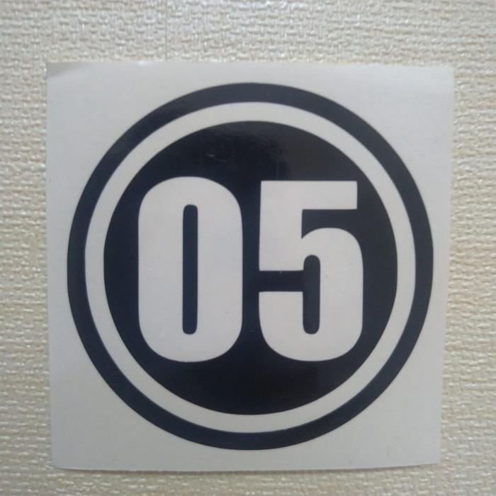 Gambar STICKER CUTTING ANGKA BOLONG UK 20 CM - BAHAN ORACAL - BLACK dari ELEGAN STICKER undefined Tokopedia