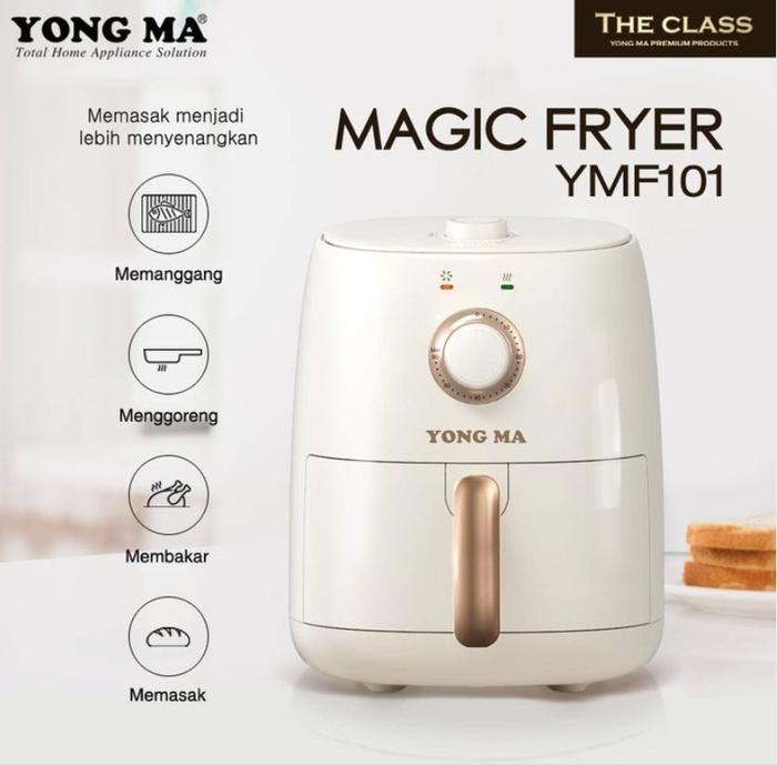 Gambar Magic Air Fryer Yong Ma Kapasitas 2.4 Liter 800 Watt YMF101 / YMF 101 dari Sun Kado Houseware undefined Tokopedia