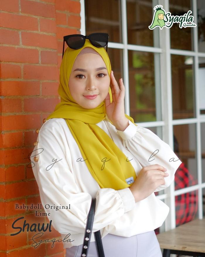 Gambar Pashmina Shawl By Syaqila - Dove dari Vanessa Hijab Store undefined 5 Tokopedia