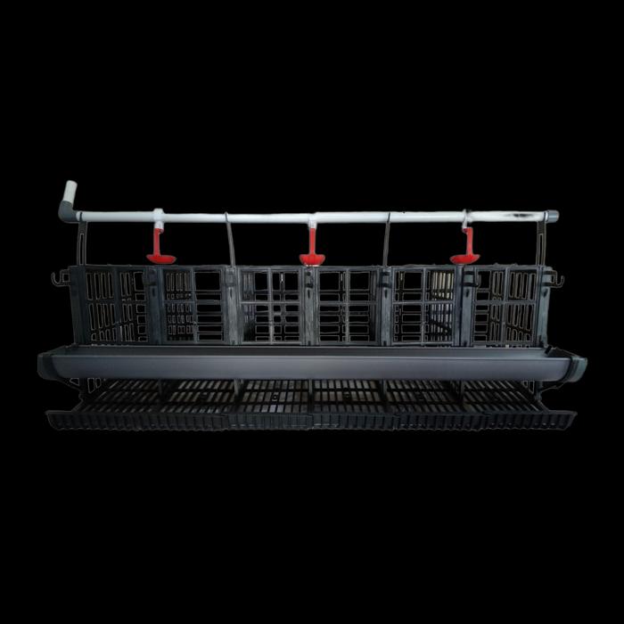 Gambar KANDANG AYAM KOMPLIT ISI 6 AYAM - Hitam dari Alfa Plast undefined Tokopedia