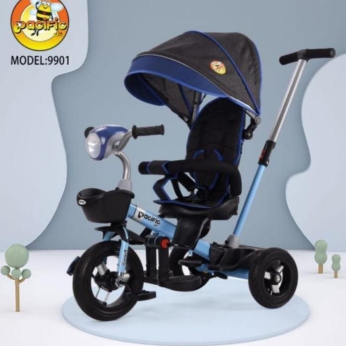 Gambar sepeda roda tiga pacific 9901 music New - Biru dari Berkat 57 undefined Tokopedia