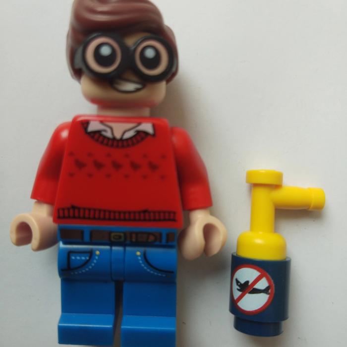 Used LEGO Super Heroes Nightwing Minifigure Red Dick Grayson Batman 2 DC 76011