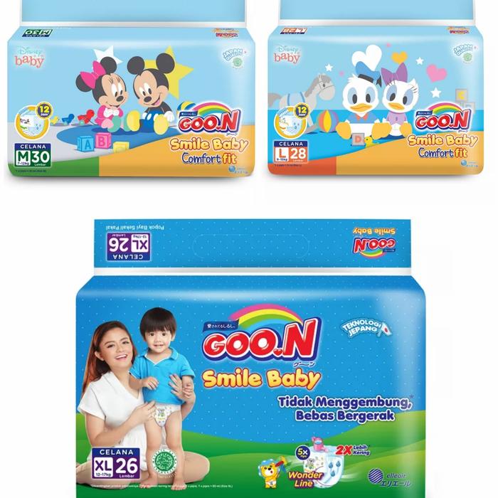 Promo Harga GOON Smile Baby Pants XL26 26 pcs - Tokopedia