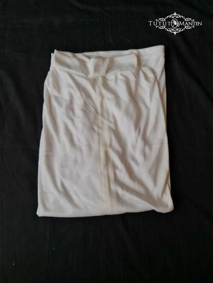Gambar MANSET KAOS Manset spandex rayon manset muslim - PUTIH TULANG dari Tutut Manten undefined Tokopedia