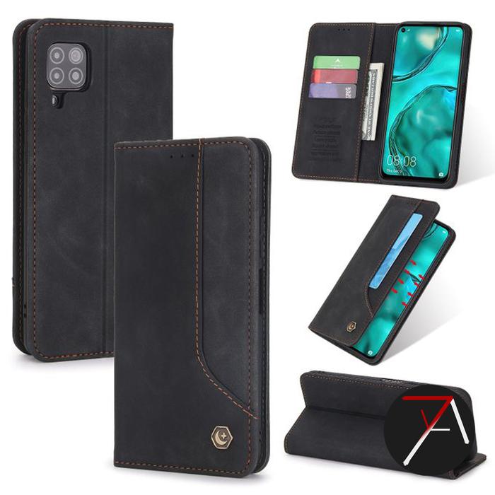 Gambar Samsung A22 4G / M32 Flip Caseme POLA Dompet Kulit Leather Cover Case - Maroon dari 17 Agustus Case undefined Tokopedia