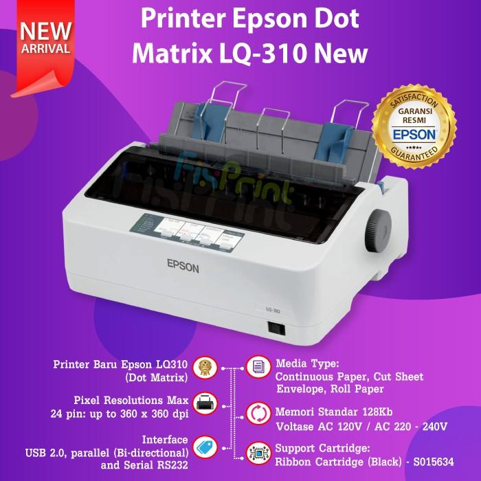 Gambar Epson LQ310 Dot Matrix Printer ( Garansi Resmi ) - LX310 dari FixPrint Bandung undefined Tokopedia