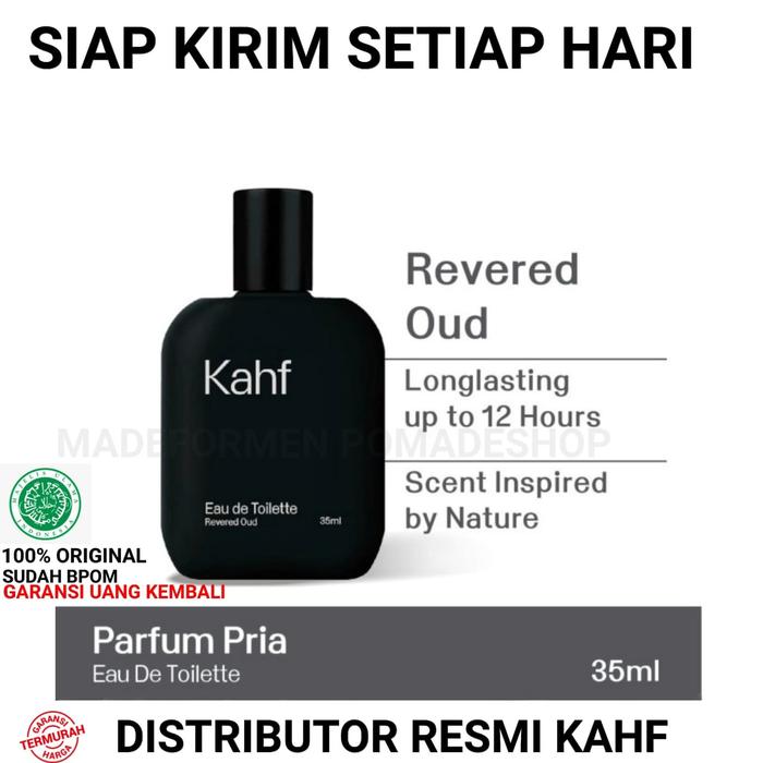 Gambar KAHF REVERED OUD DE TOILETTE PERFUME 35 ml PARFUM KAHF dari Madeformen undefined 2 Tokopedia