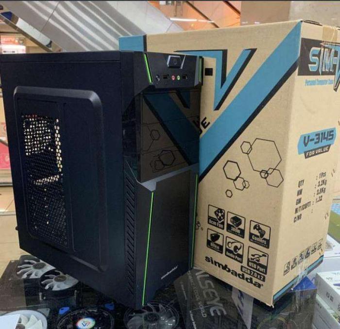 Gambar Casing Simbadda Sim-V 3138 + PSU 380 Watt - SIMV 3145 +PSU dari Kasirmart undefined Tokopedia