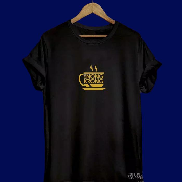 Gambar Baju Atasan Kaos Nongkrong Hitam Polos Cowok Cewek Distro Jumbo Keren - Hitam, S dari QuaranTees undefined Tokopedia
