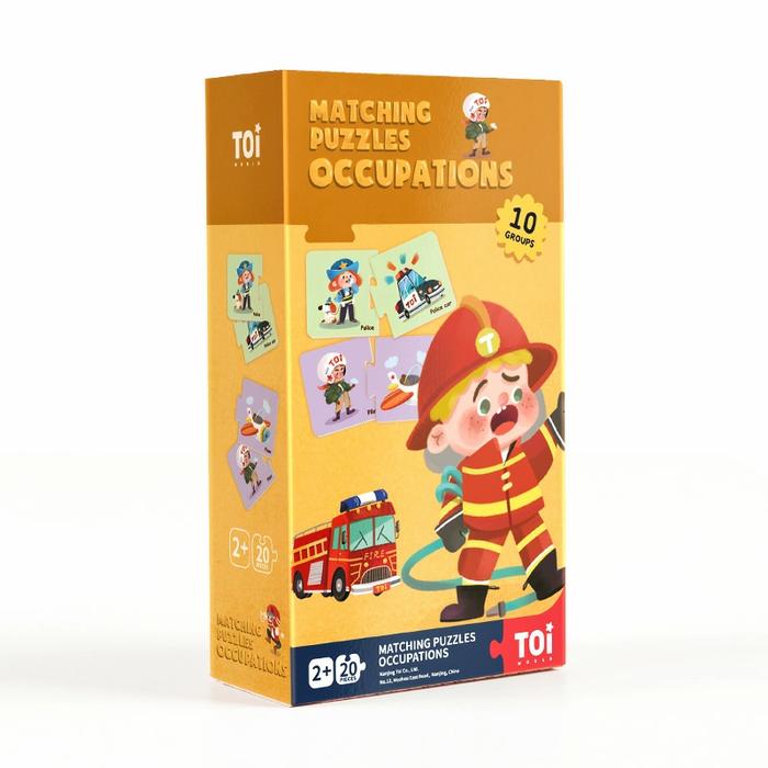 Gambar Toi Matching Puzzles Number Alphabet - Occupation dari BnB.PlayLearn undefined Tokopedia
