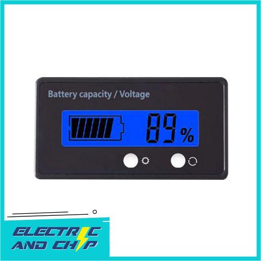 Gambar Indikator Kapasitas Baterai Battery Capacity Digital Voltmeter 8-70V - Biru dari ENC-Store undefined Tokopedia