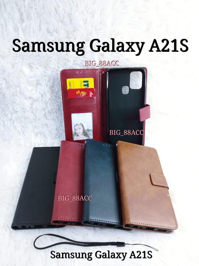 Samsung A21s Case A21s Wallet Jual Leather Case Flip Cover Samsung