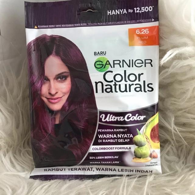 Gambar Garnier Color Natural Sachet - pulm red dari Ayping2 undefined 2 Tokopedia