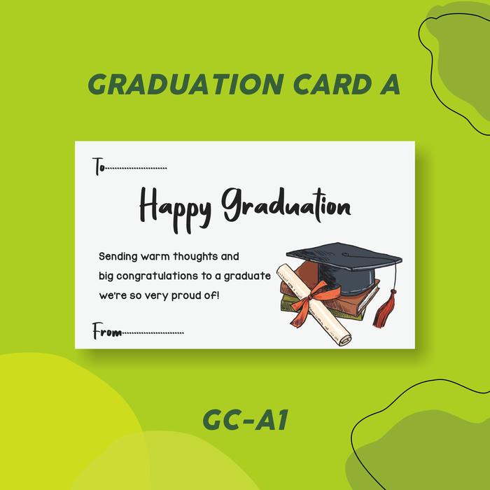 Gambar (GRADUATION CARD) UCAPAN WISUDA/ SELAMAT WISUDA KODE GC-A - GC-A1 dari Disensor Project undefined Tokopedia