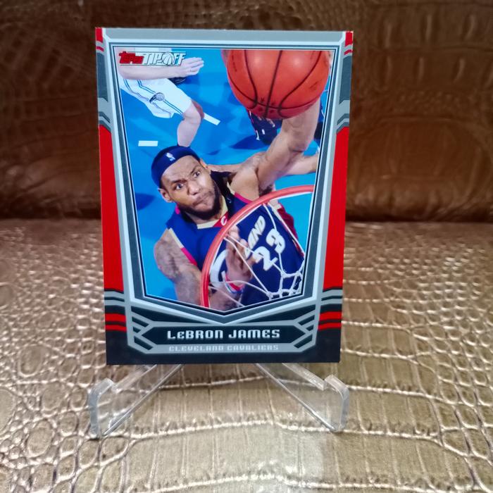 Jual Lebron James MVP Tipoff Topps numbered 675/2008 Bogor