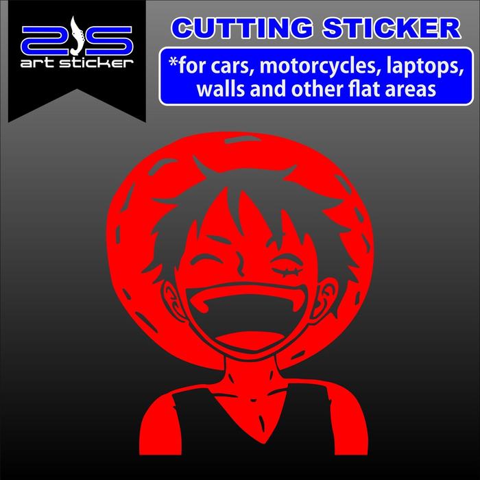 Gambar sticker laugh one piece luffy dari Zis Art Sticker undefined 5 Tokopedia