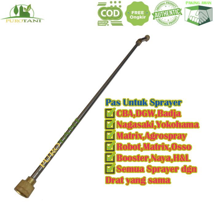Gambar Stik Tangki Cas Sprayer Elektrik Bengkok - TANPA NOSEL dari PUROTANI.ID undefined Tokopedia