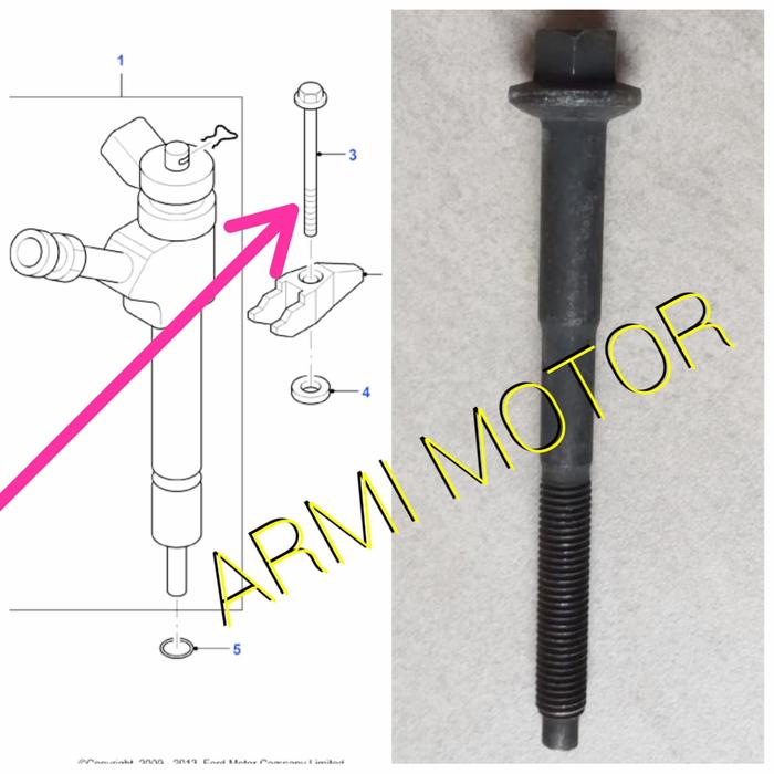Gambar Baut Injector Ford Everest Ranger 2.5 3.0 TDCI Commonrail Original dari Ford-Part-Online undefined Tokopedia