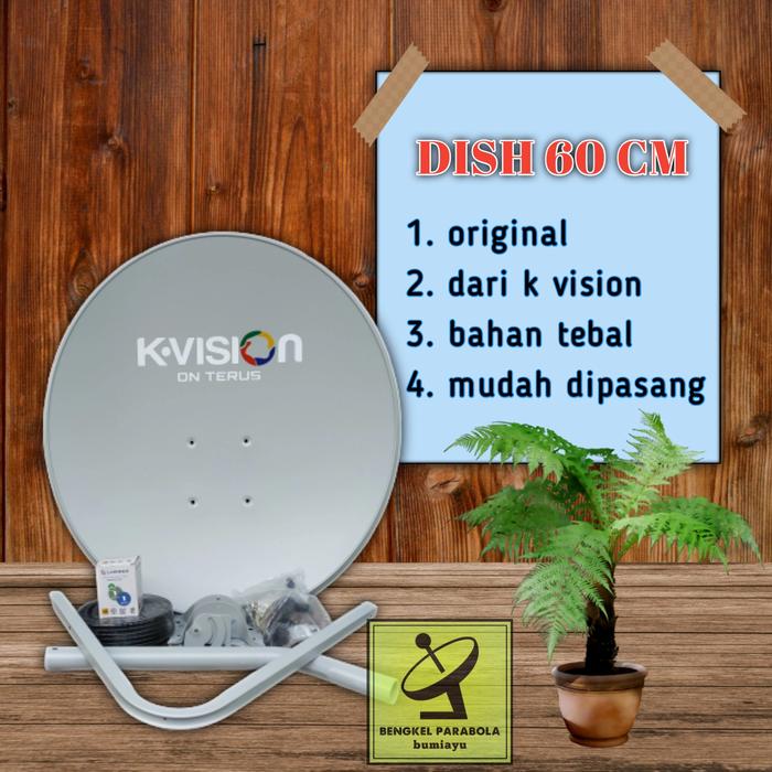 Gambar Dish parabola 60 cm dari bengkel parabola bumiayu undefined Tokopedia