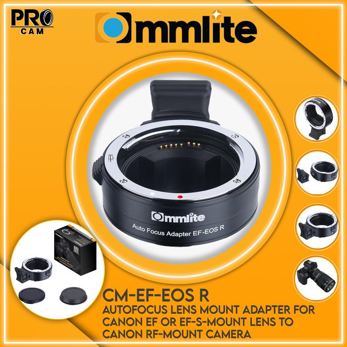 Commlite EF-EOS R Mount Adapter Canon EF-Mount Lens TO RF-Mount COMMLITE  EOS R