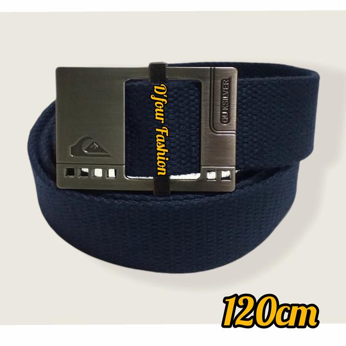 Gambar IKAT PINGGANG PRIA KANVAS HALUS 120CM - Navy dari Dfour Fashion undefined Tokopedia