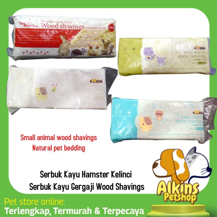 Gambar Serbuk Kayu Hamster - Alas Bedding Kelinci Marmut Guinea Pig 500 gram dari Alkins Pet Shop undefined Tokopedia